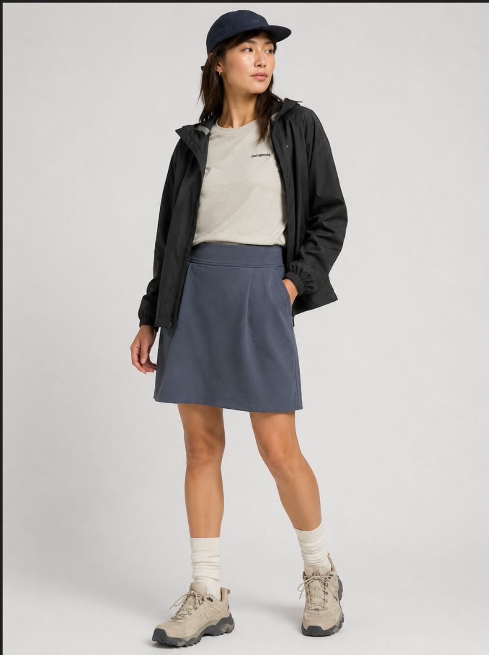 Patagonia Organic Cotton Tencel Blend S Sustainable Minimalist Gorpcore S Skirt